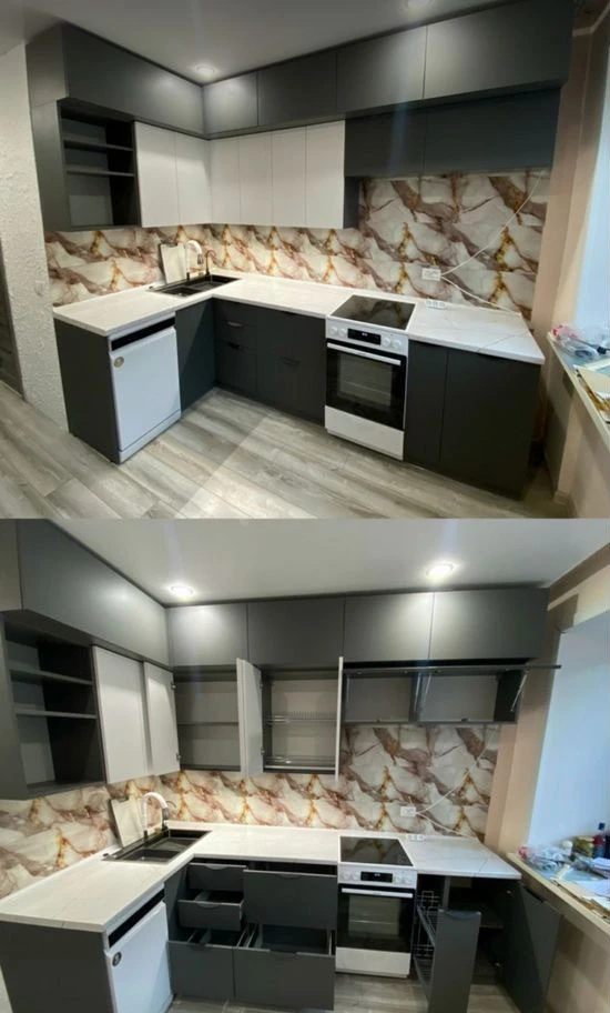 Кухни на заказ под ключ с гарантией